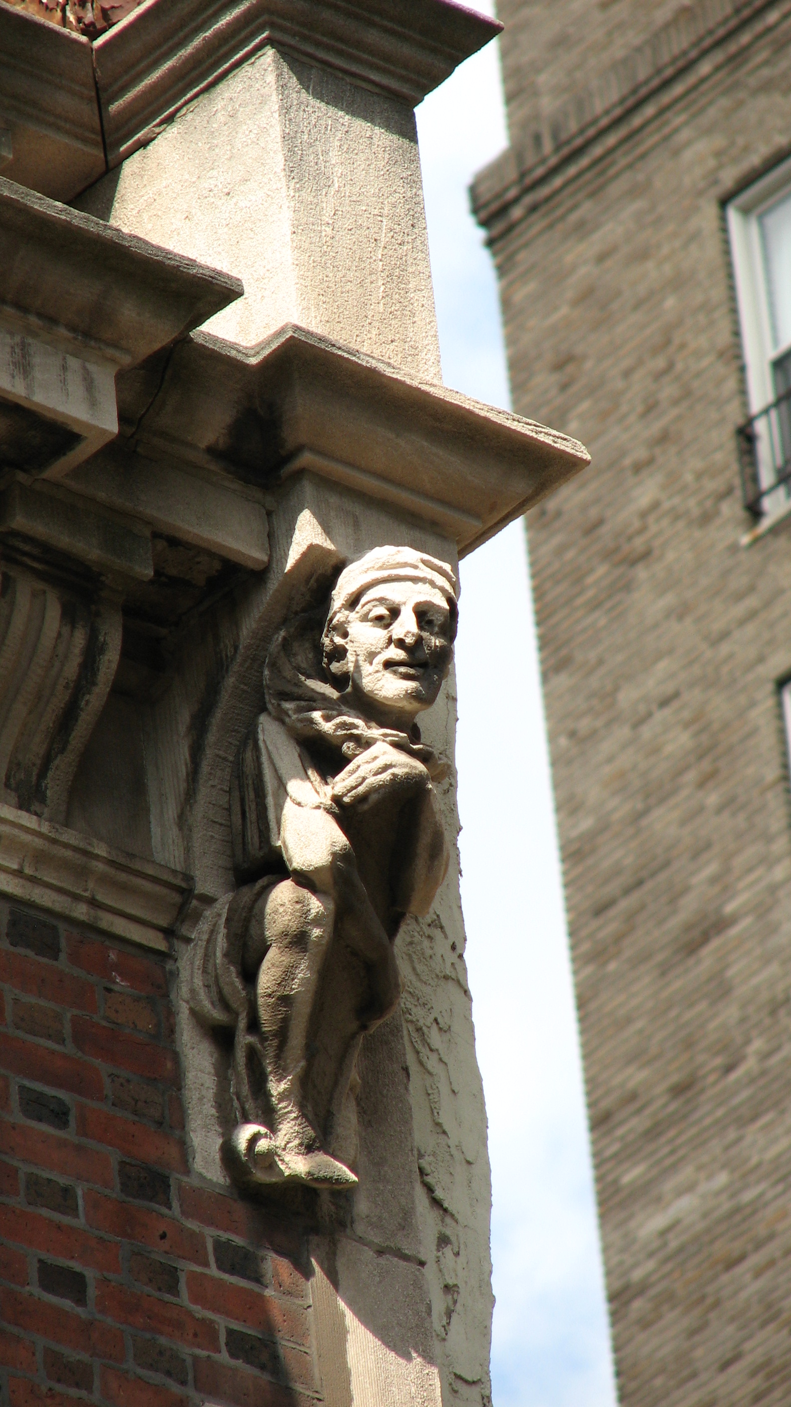 Gargoyles keep watch on the Rittenhouse neighborhood from the top floor of 1917 Walnut.
