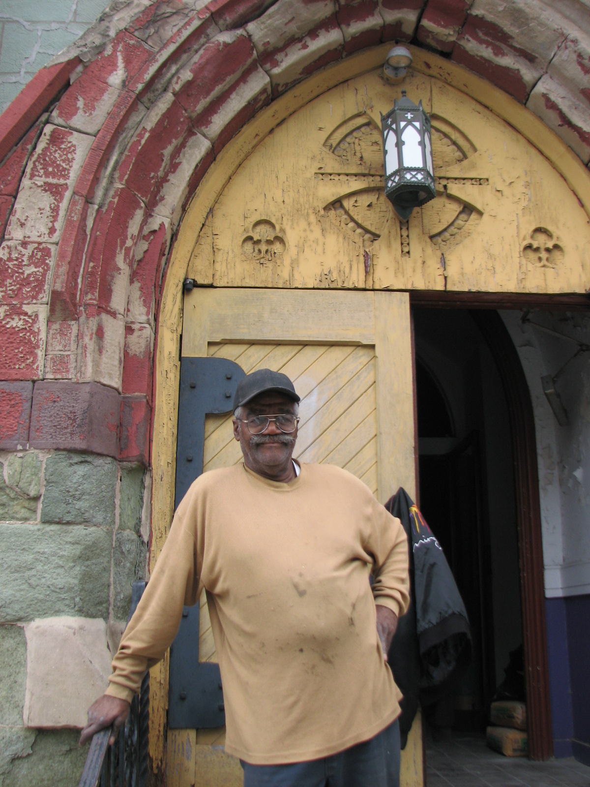 Deacon Lloyd Butler, a retired carpenter, has led the first phase of the church’s preservation.