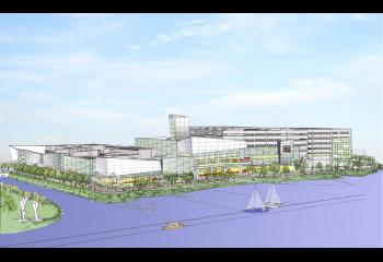 Revised SugarHouse plan from the waterfront
