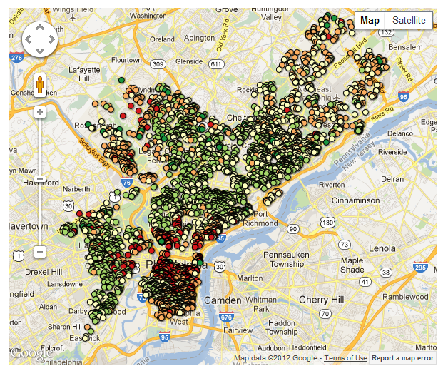 Interactive map uses property sales data to predict impact of AVI