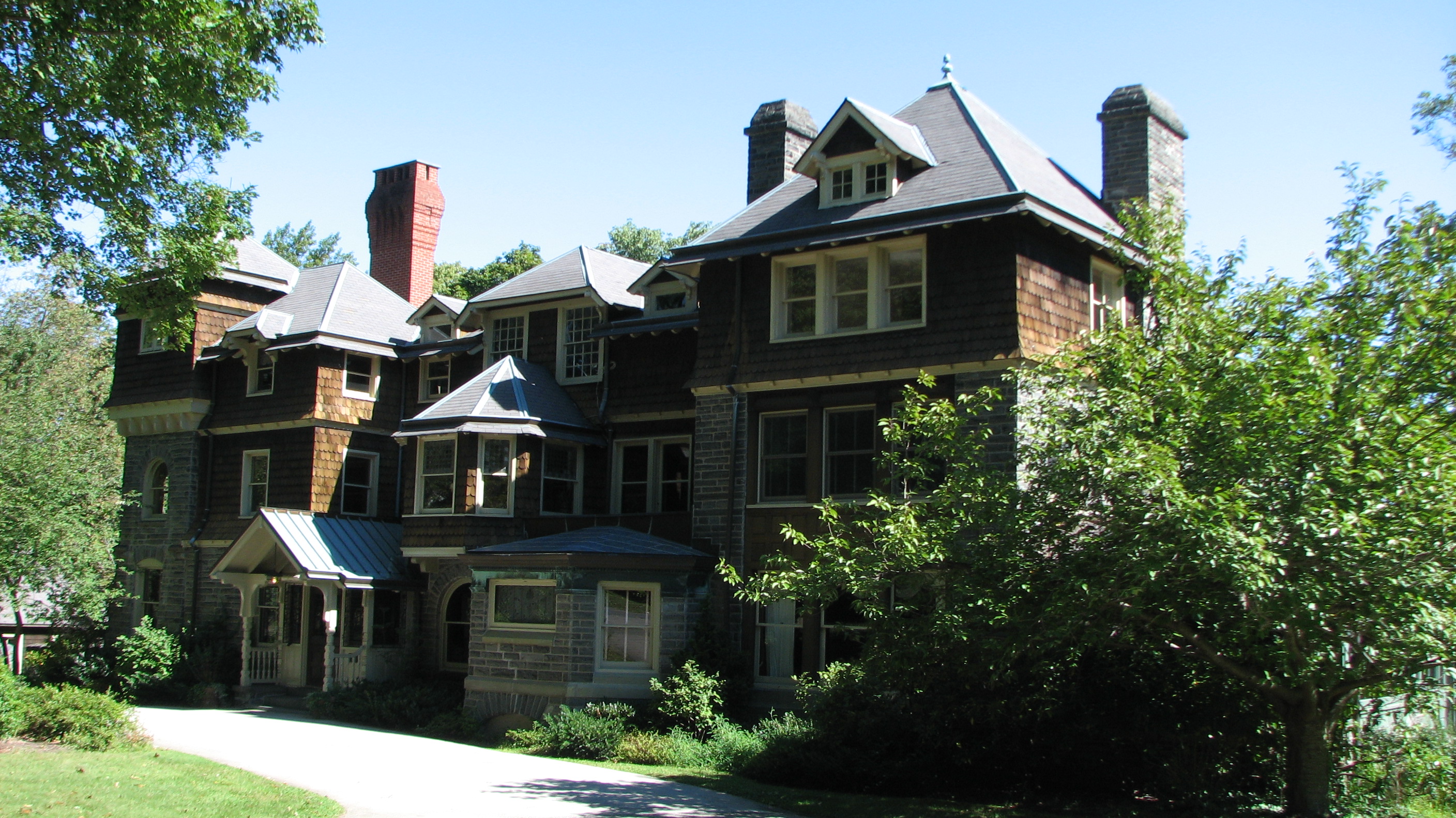 The home, named for the original owner’s Welsh ancestors, is on the National Register of Historic Places.