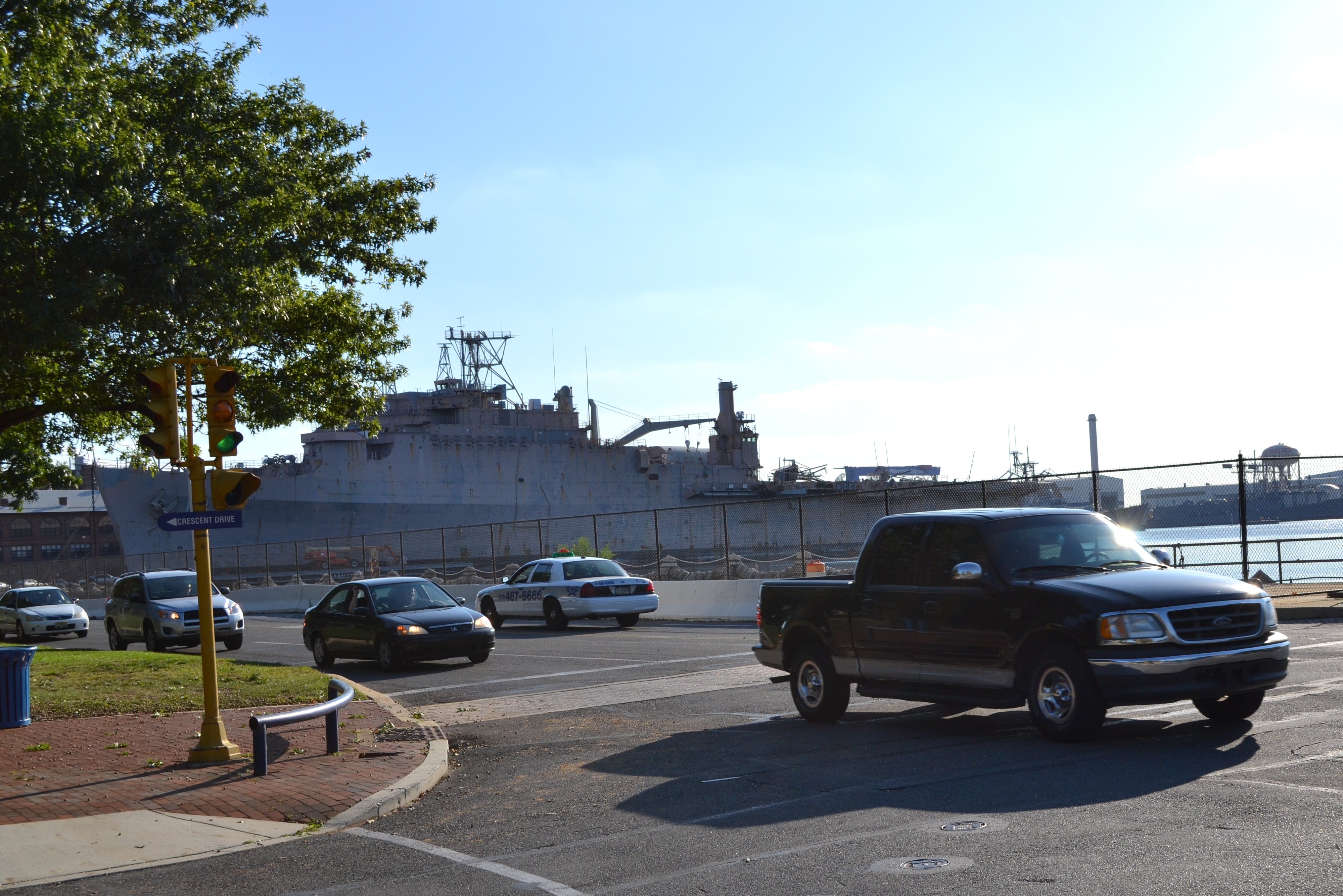 A majority of the Navy Yard's employees still drive to and from work