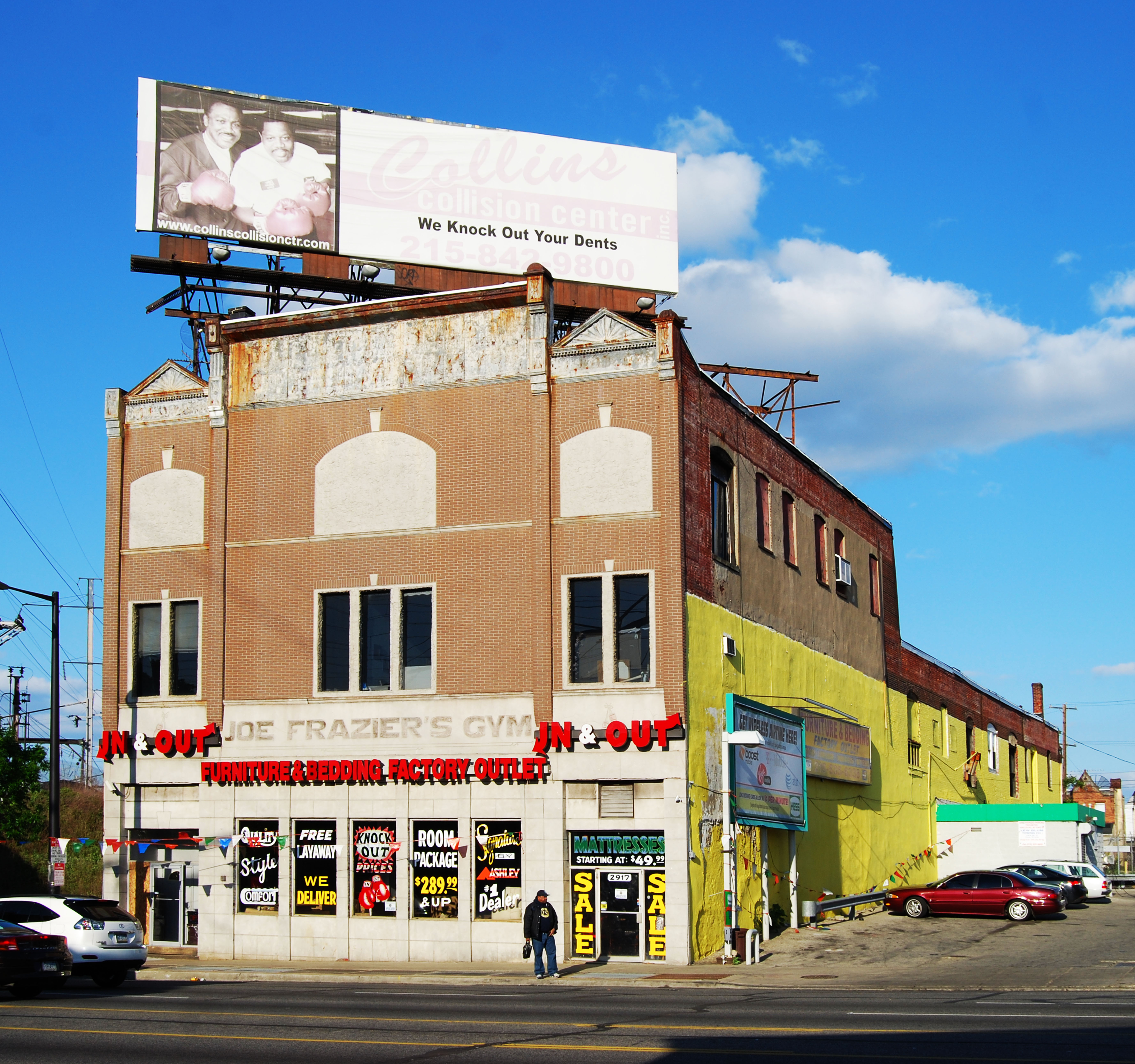 Joe Frazier's Gym, 2917 N. Broad St., is now occupied by a discount furniture store.