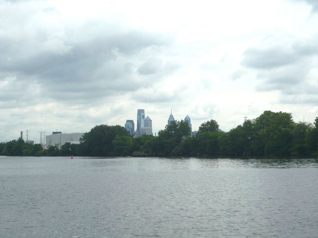 View of Center City from 56th Street and the Schuylkill River