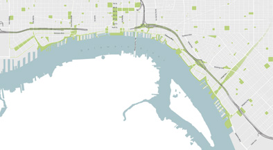 A DRWC map of the riverfront