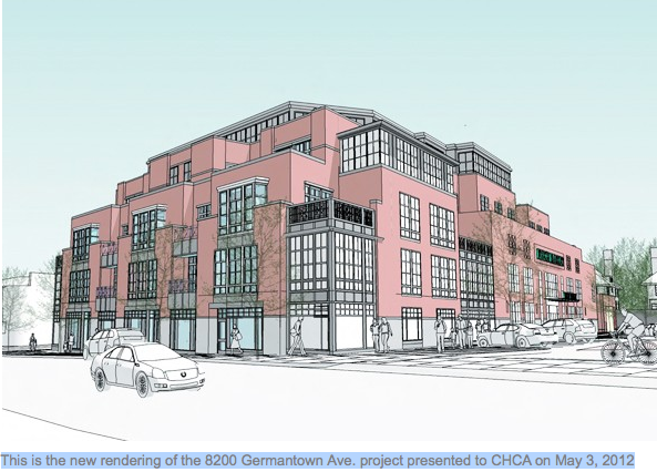 Design for 8200 Germantown Ave. project modified slightly