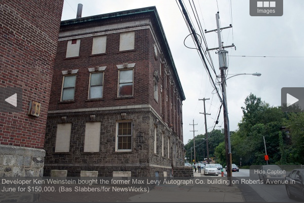 Developer Ken Weinstein bought the former Max Levy Autograph Co. building on Roberts Avenue in June for $150,000. (Bas Slabbers)