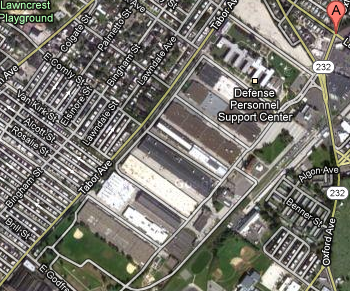 An evacuation drill has been scheduled at the U.S. Navy Depot for the week of March 19. Image/Google Maps