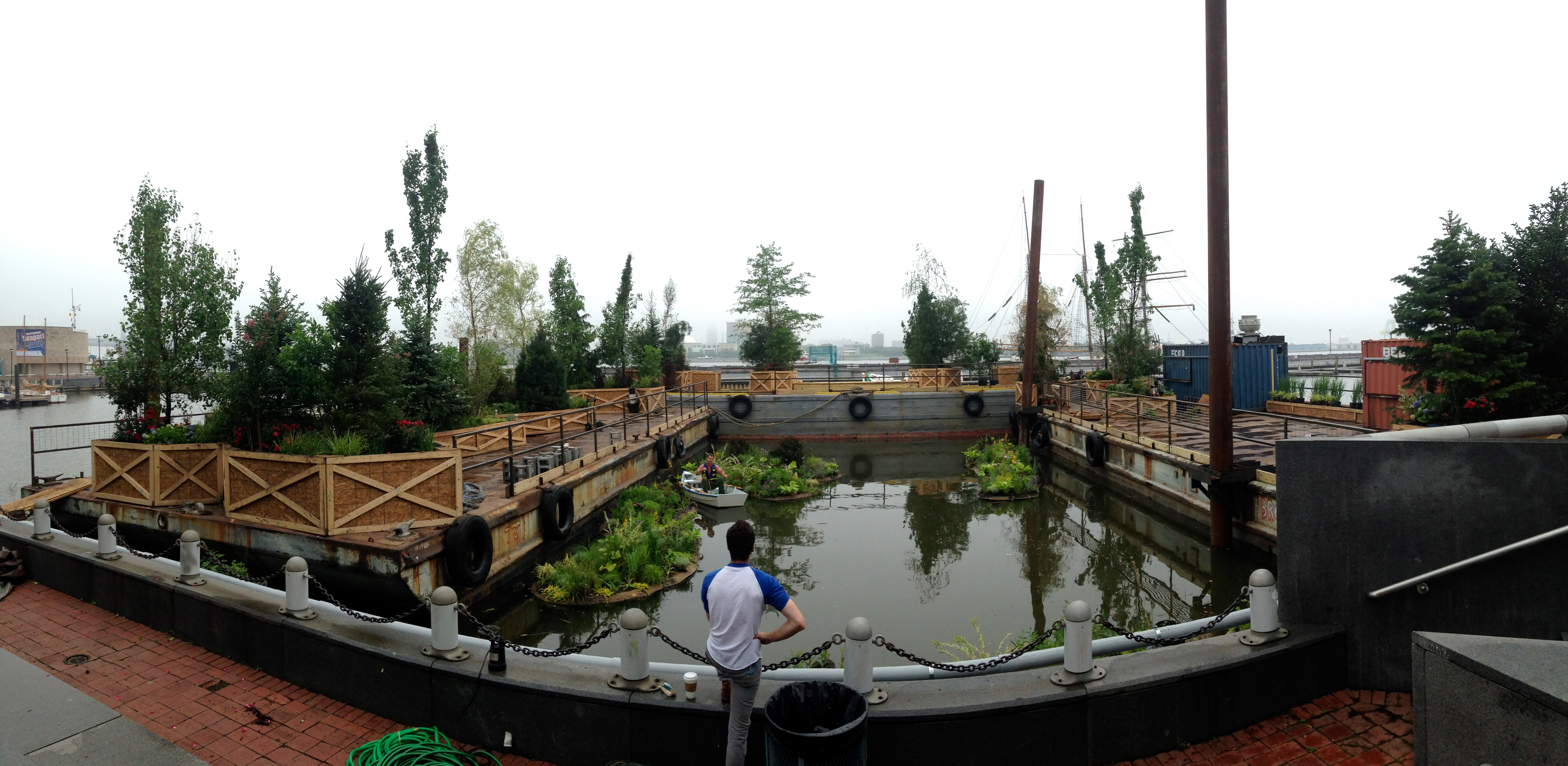 Spruce Street Harbor Park oasis being built | June 12, 2014