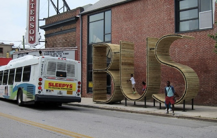 Baltimore bus stop