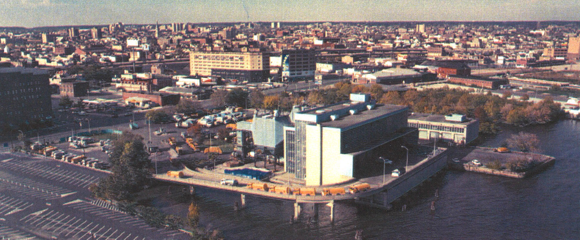 Former city incinerator on Festival Pier site, courtesy of DRWC