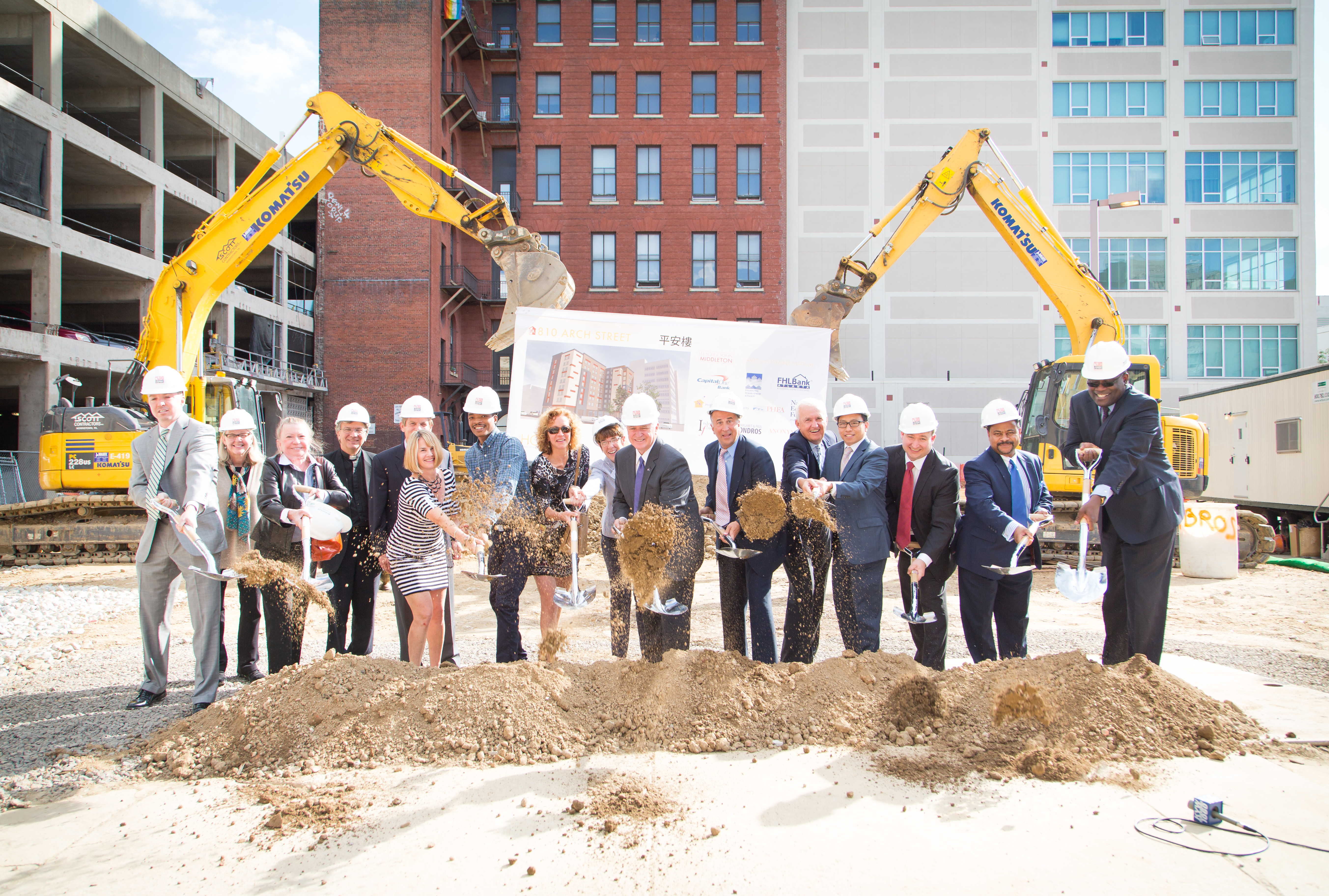 Groundbreaking for PCDC & Project Home development at 810 Arch St