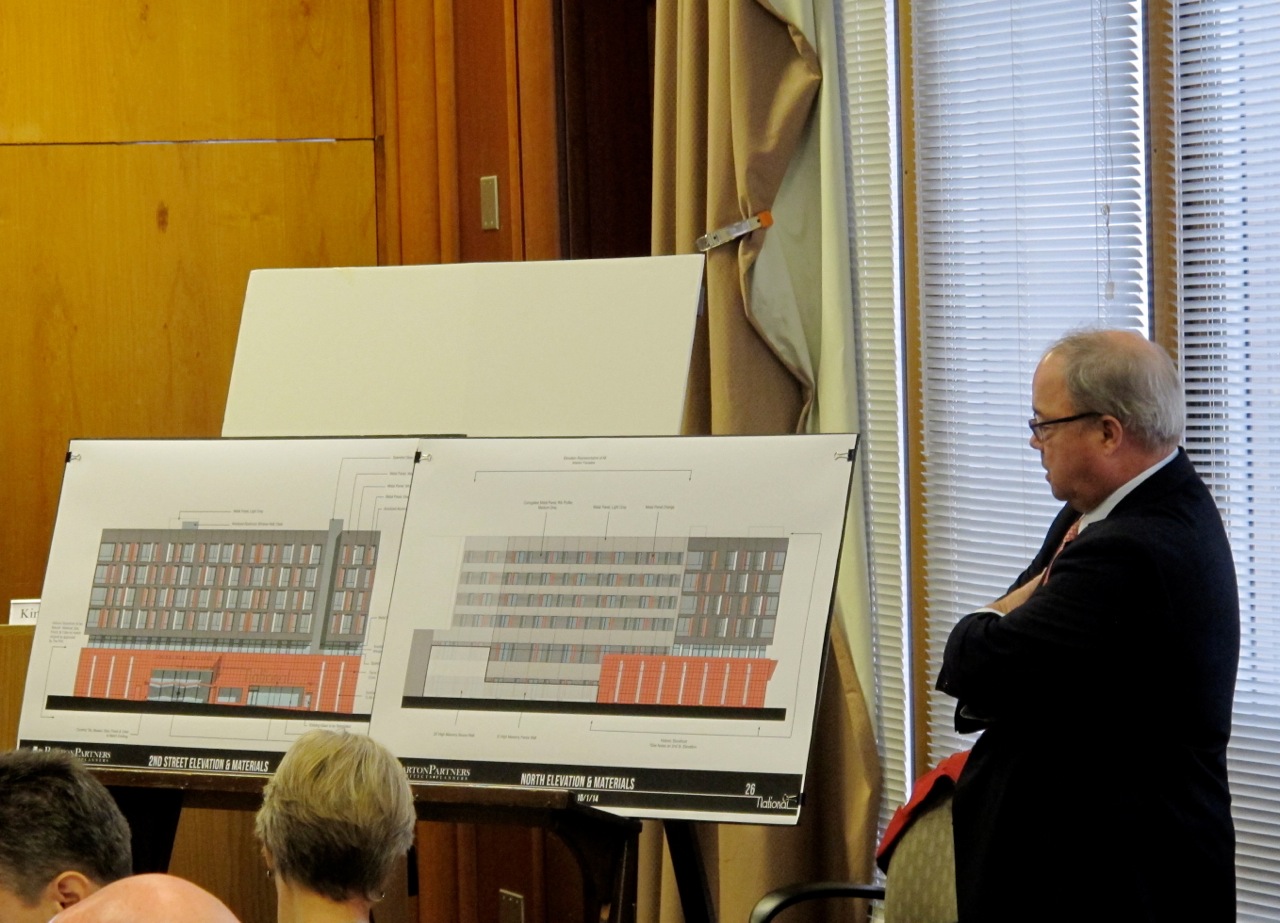 Commission approved plans to redevelop a property at 109-31 N. 2nd Street known for its distinctive orange tiles