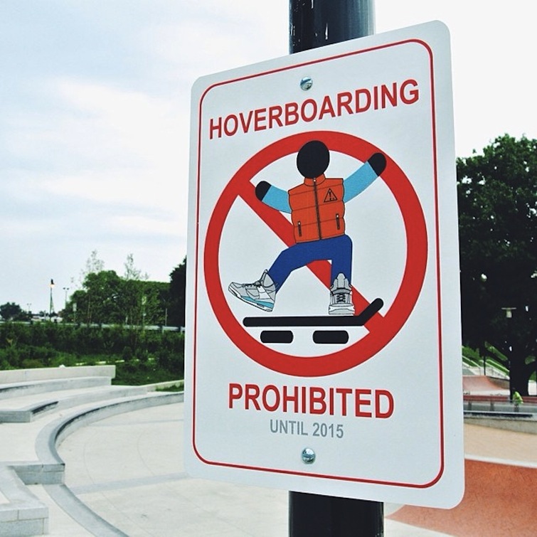 Hoverboarding prohibited