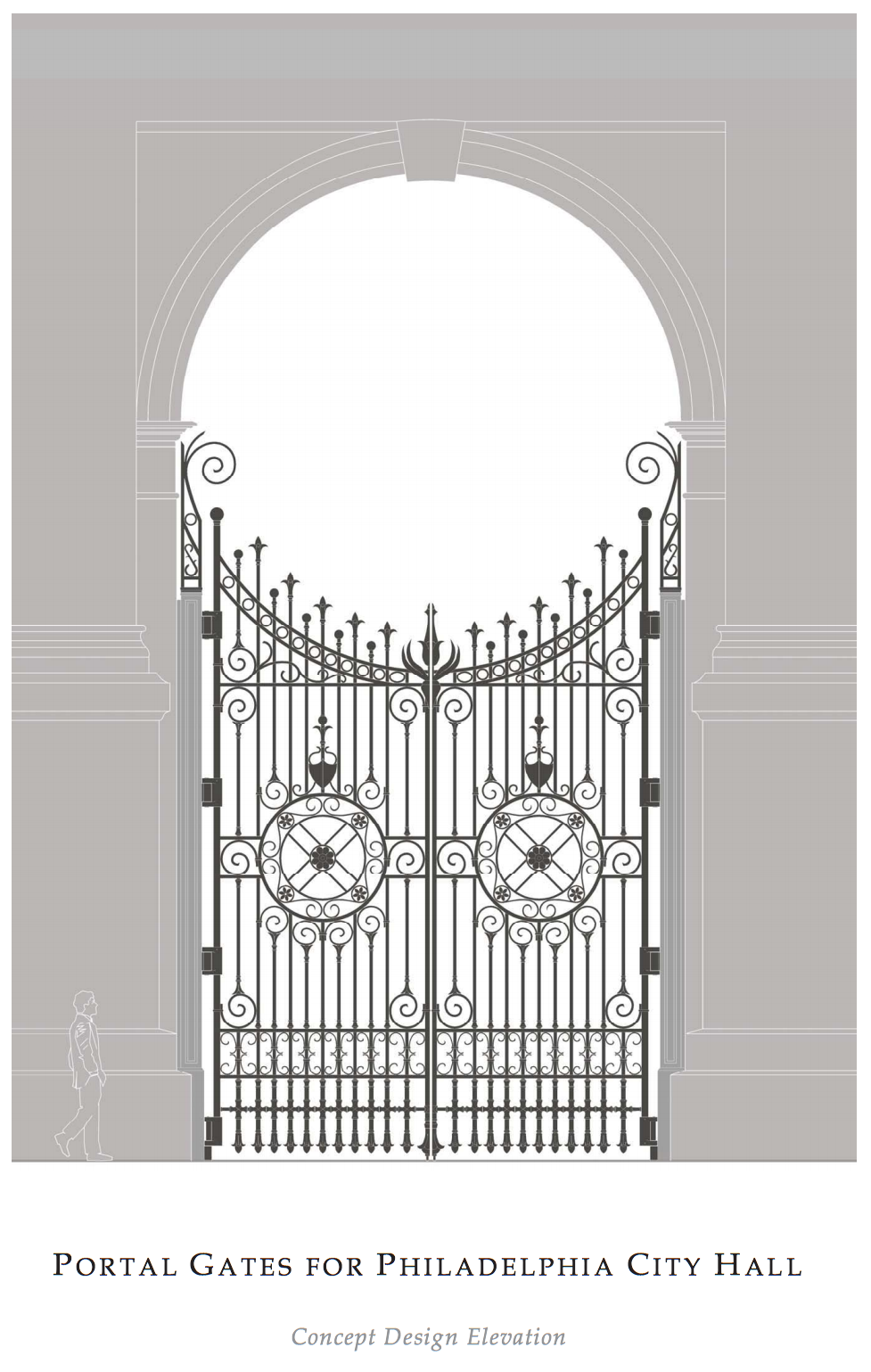 Portal Gates for Philadelphia City Hall | Vitetta