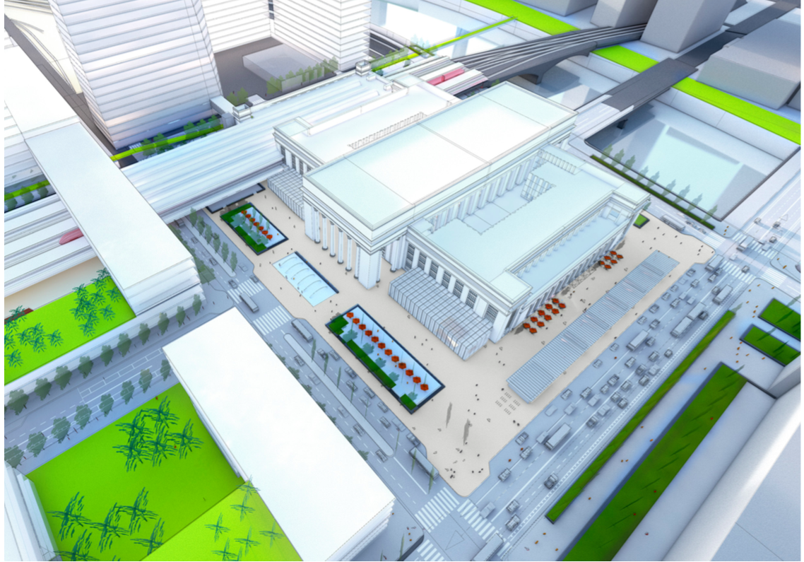 Rendering of 30th Street Station