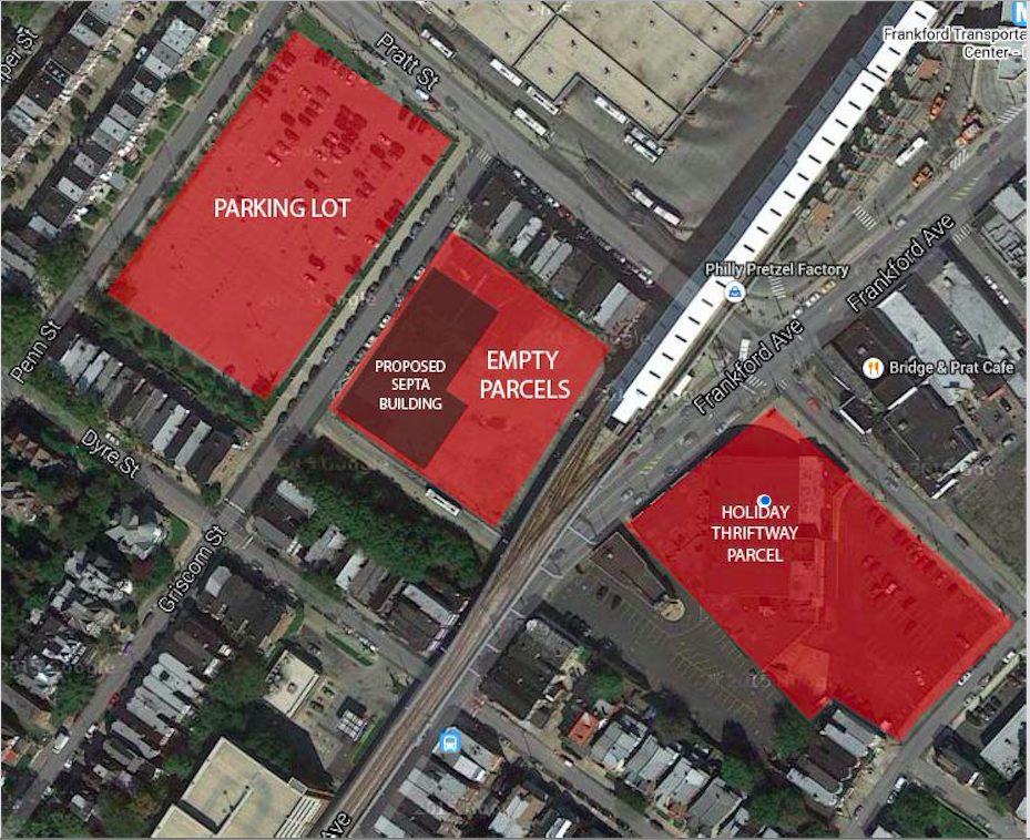 SEPTA Proposal for lot near FTC/Photo courtesy of Frankford CDC