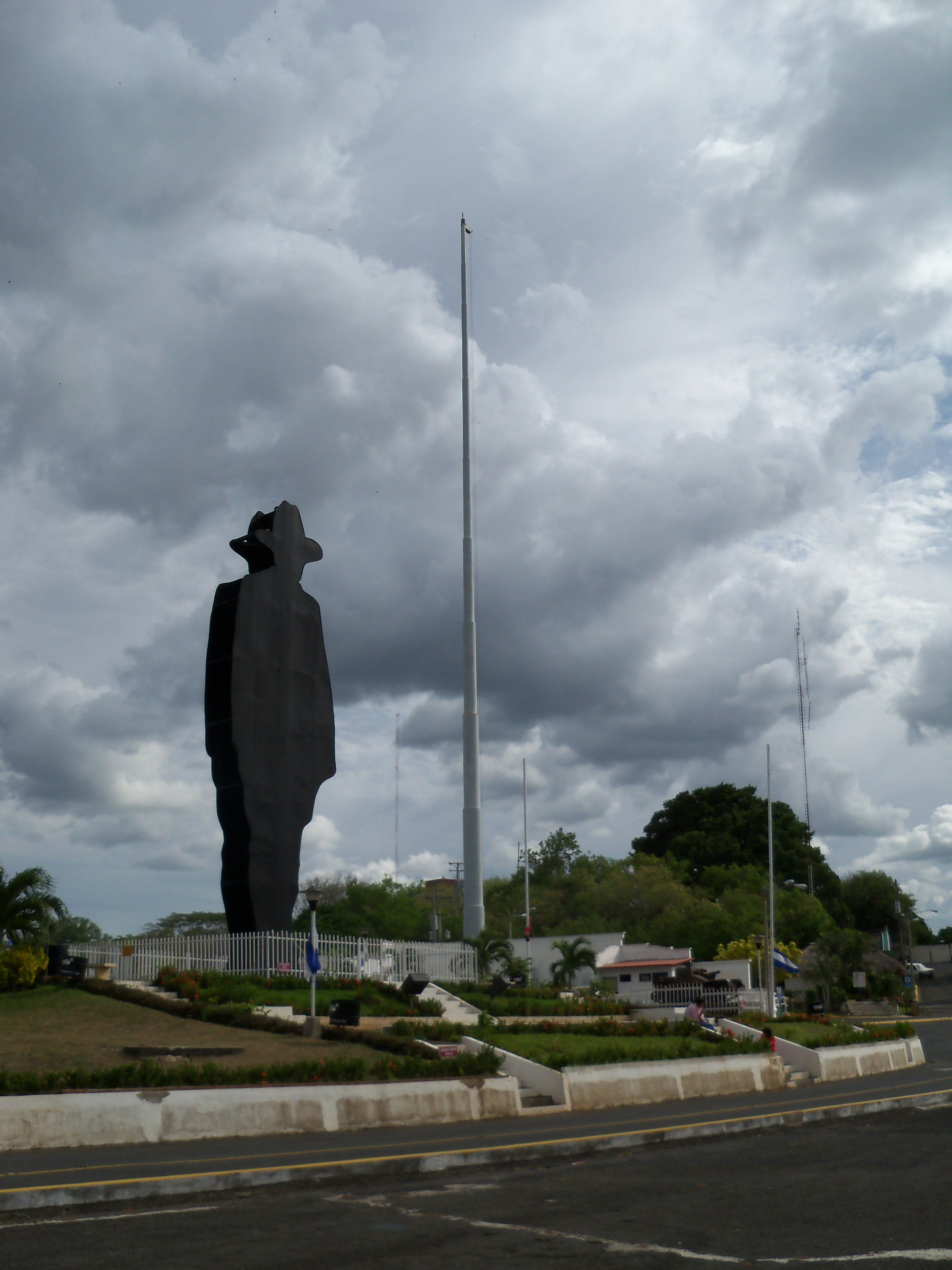 Silhouette of Sandino, Managua - Photo by Brittany Root