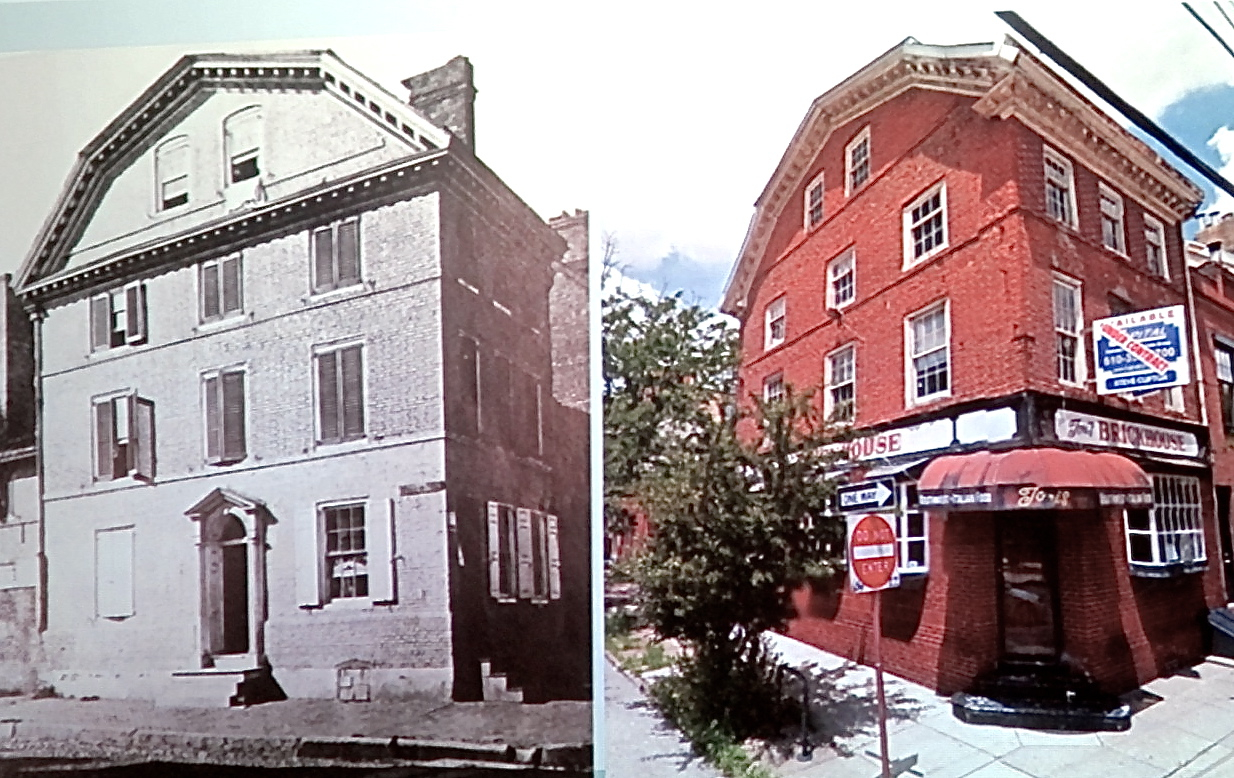 Spafford House 626 Front St., then and now