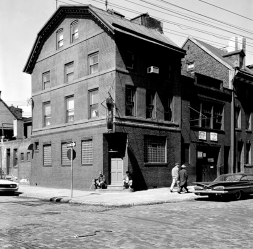 Spafford House, circa 1762, Front and Bainbridge (then Shippen). This photo from 1960s