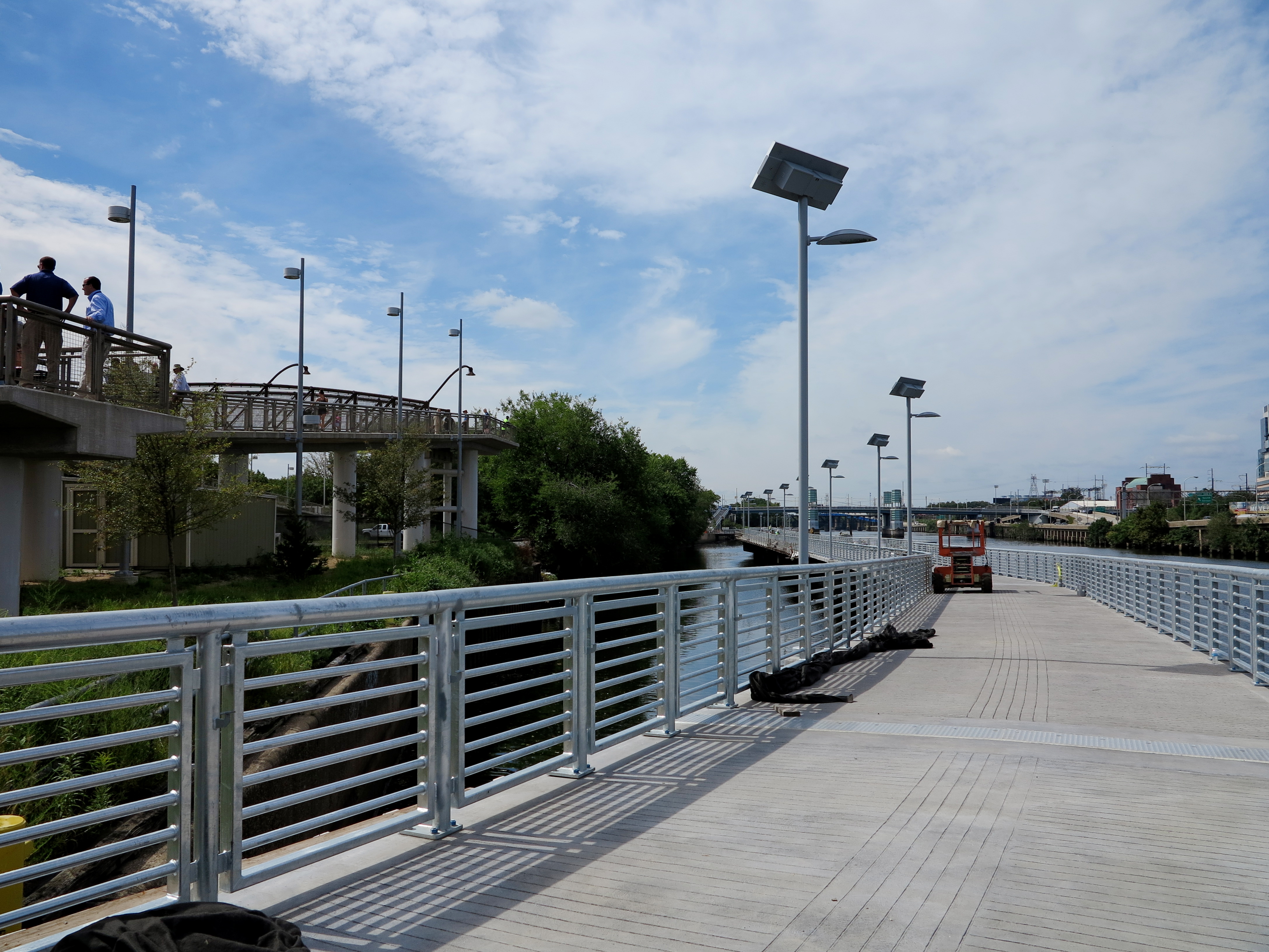 The Connector Bridge runs parallel to and overlooks the new boardwalk