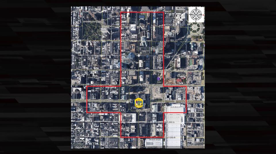 UED Overlay District - Screenshot from promotional video - City seal represents City Hall | Catalyst Outdoor