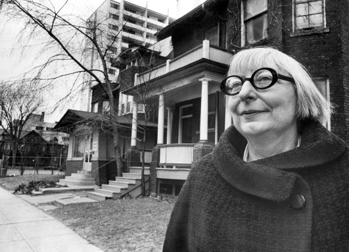 Jane Jacobs at home in Toronto