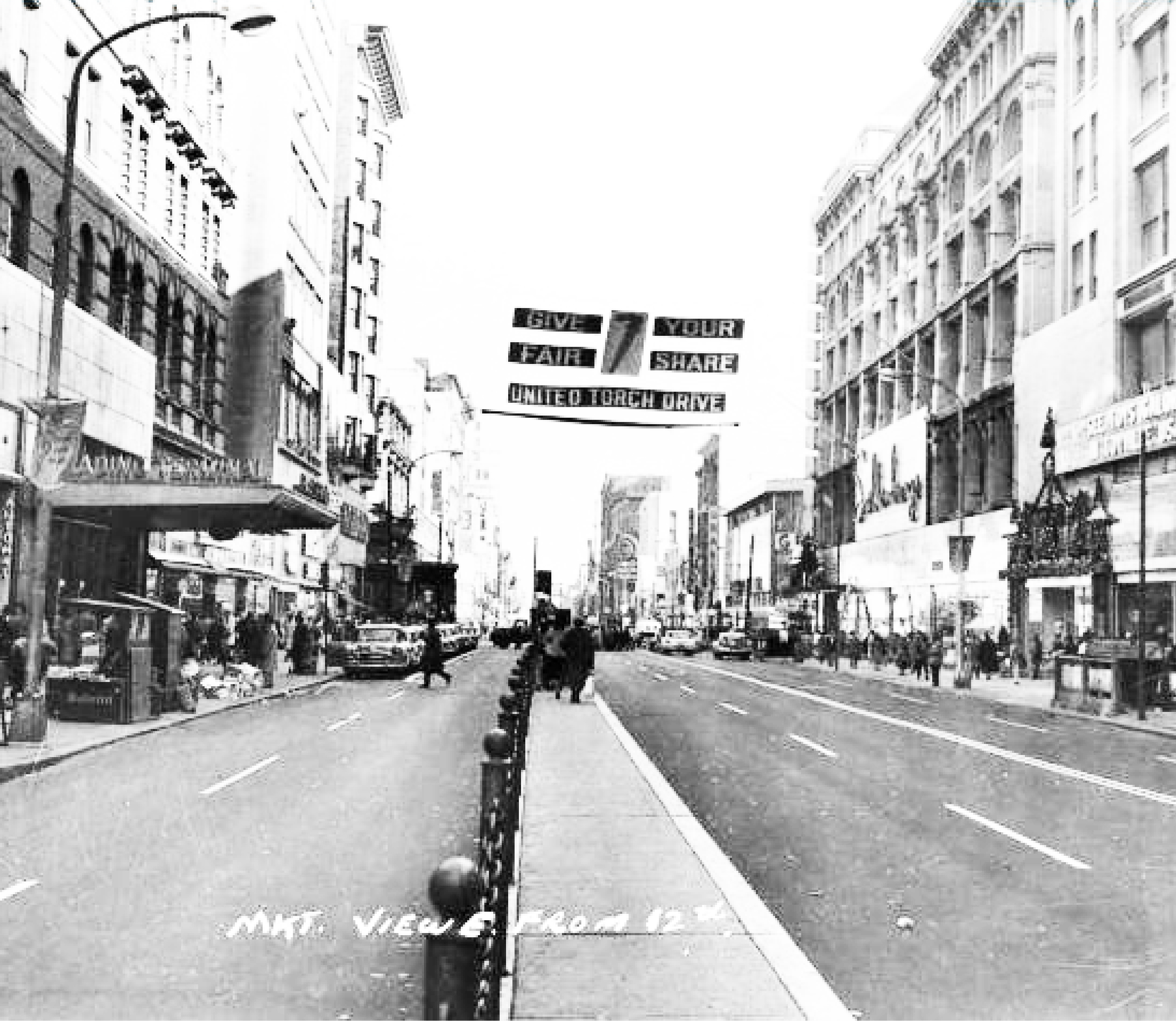 Market Street, 1960s | | courtesy of Center City District