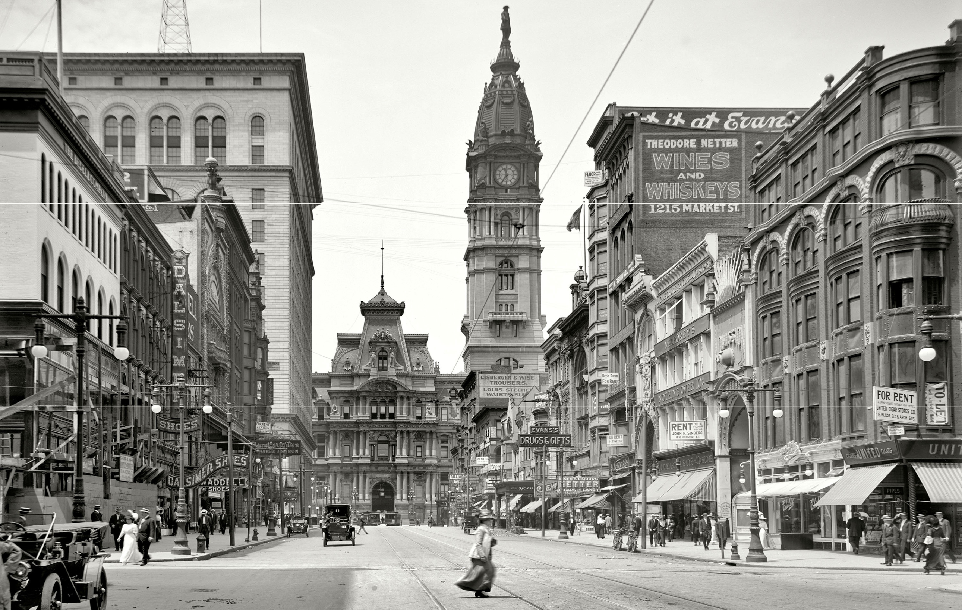 Market Street in the early 20th century | courtesy of Center City District