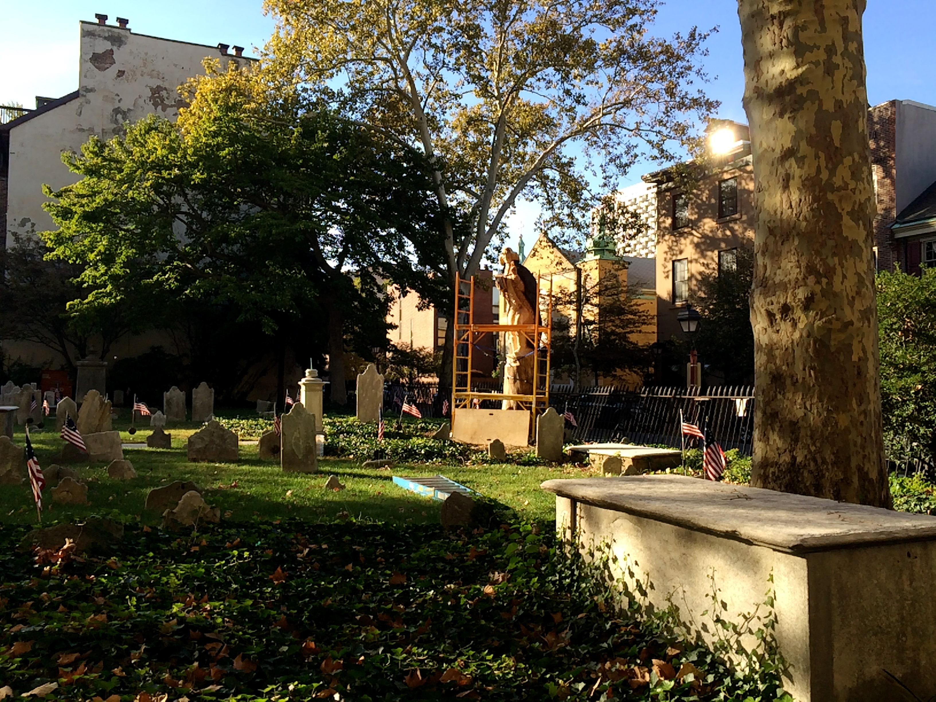 Old Pine's churchyard, October 2015