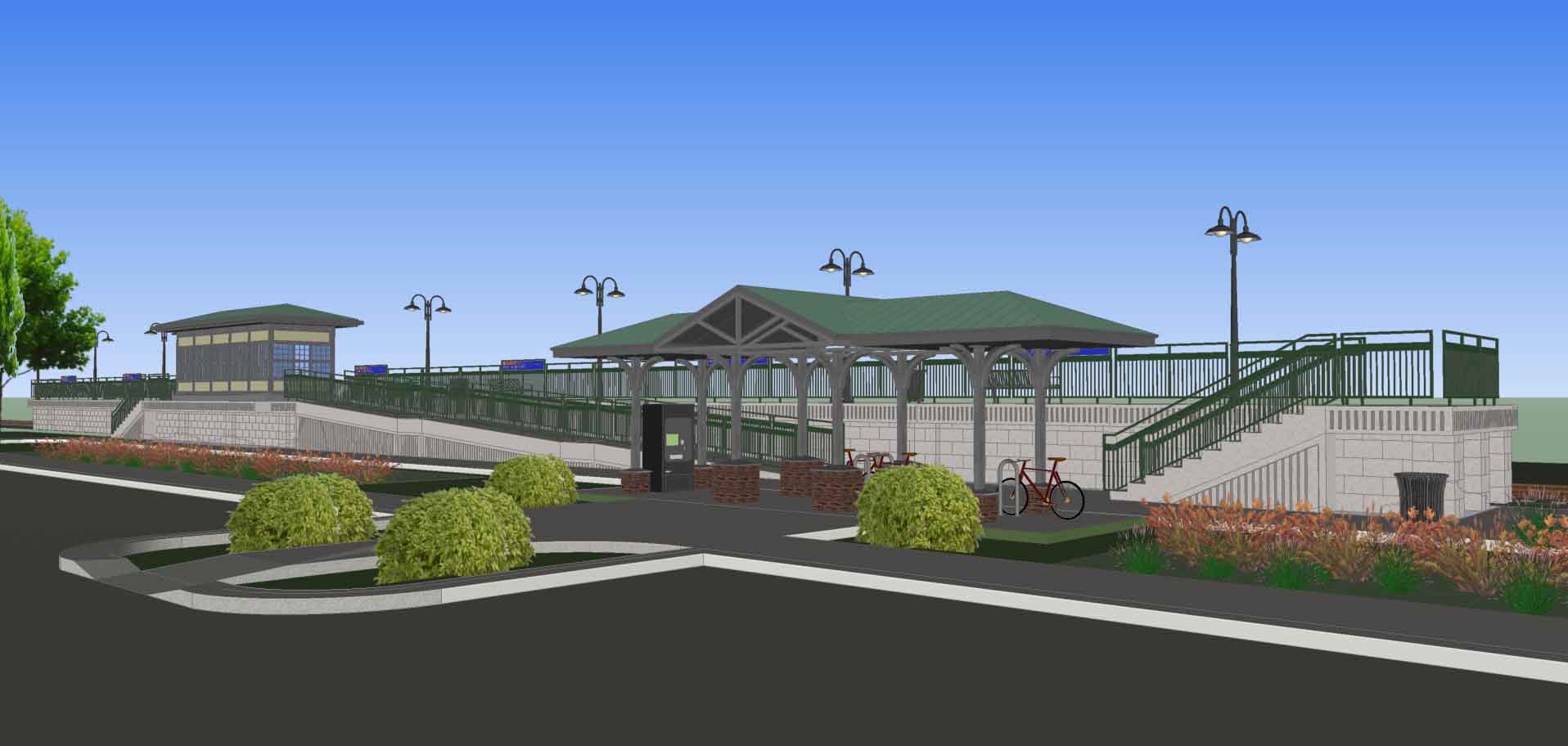 Rendering of 9th Street Station in Lansdale