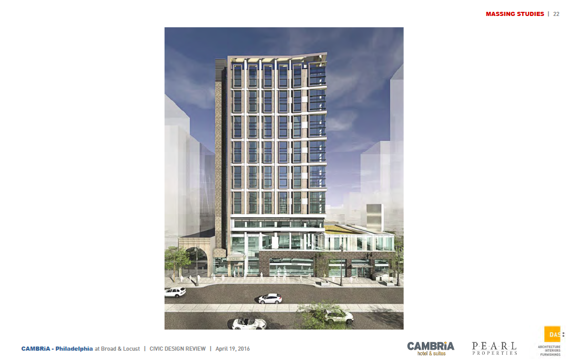 Rendering of Cambria Hotel | DAS Architects