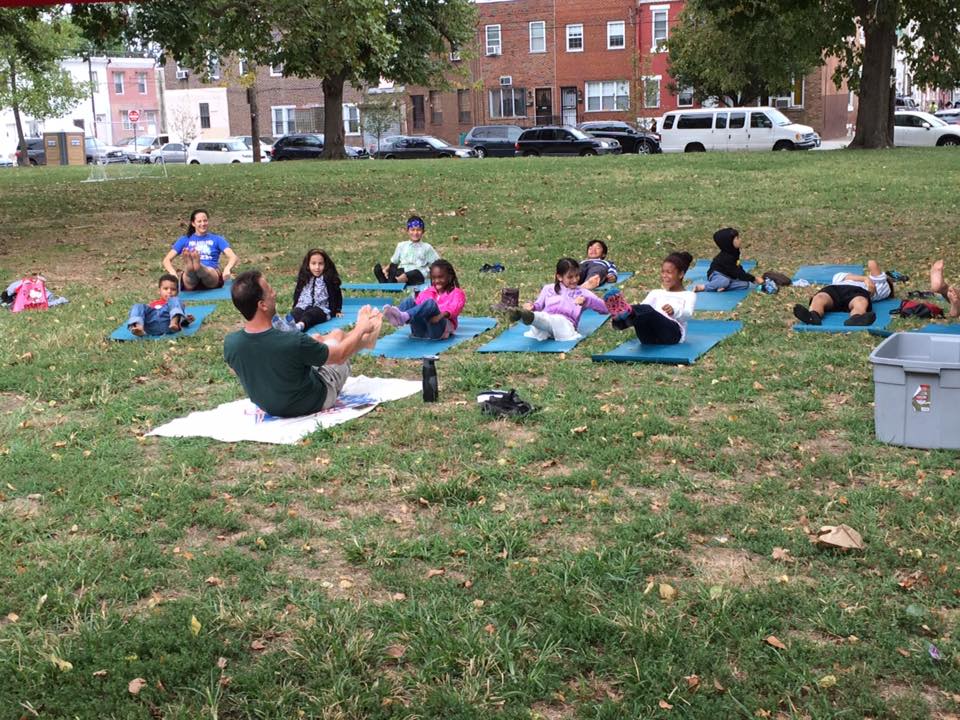 Yoga for kids in Mifflin Square | Matt Migliore