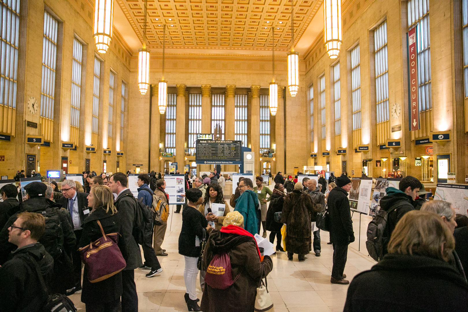 The main hall of 30th St. Station. (Courtesy Amtrak/Chuck Gomez)