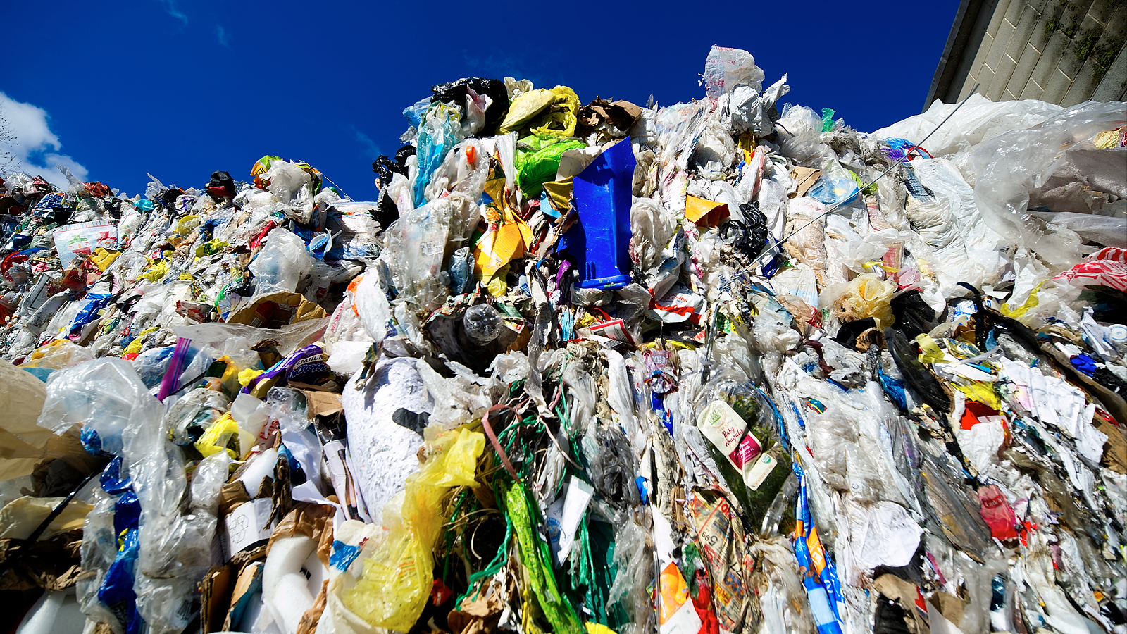 Materials that cannot be recycled are sorted out for disposal. (Bastiaan Slabbers for NewsWorks)