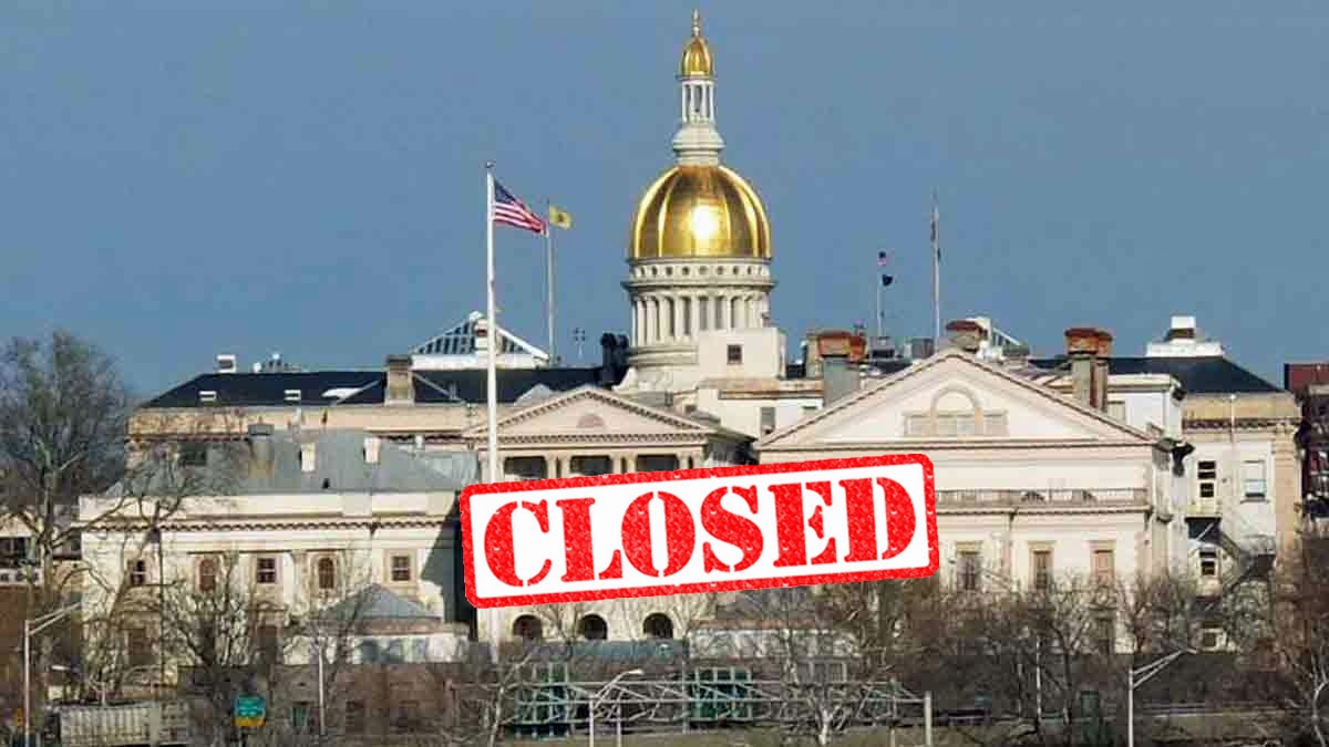 New Jersey shutdown; State Capitol in Trenton (Alan Tu/WHYY)