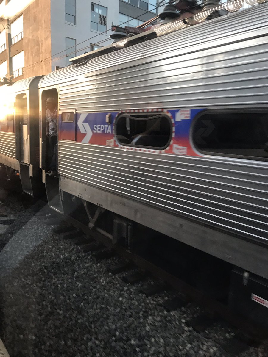 Passengers kicked out windows to flee a stopped SEPTA train after hearing a loud bang and fearing the worst