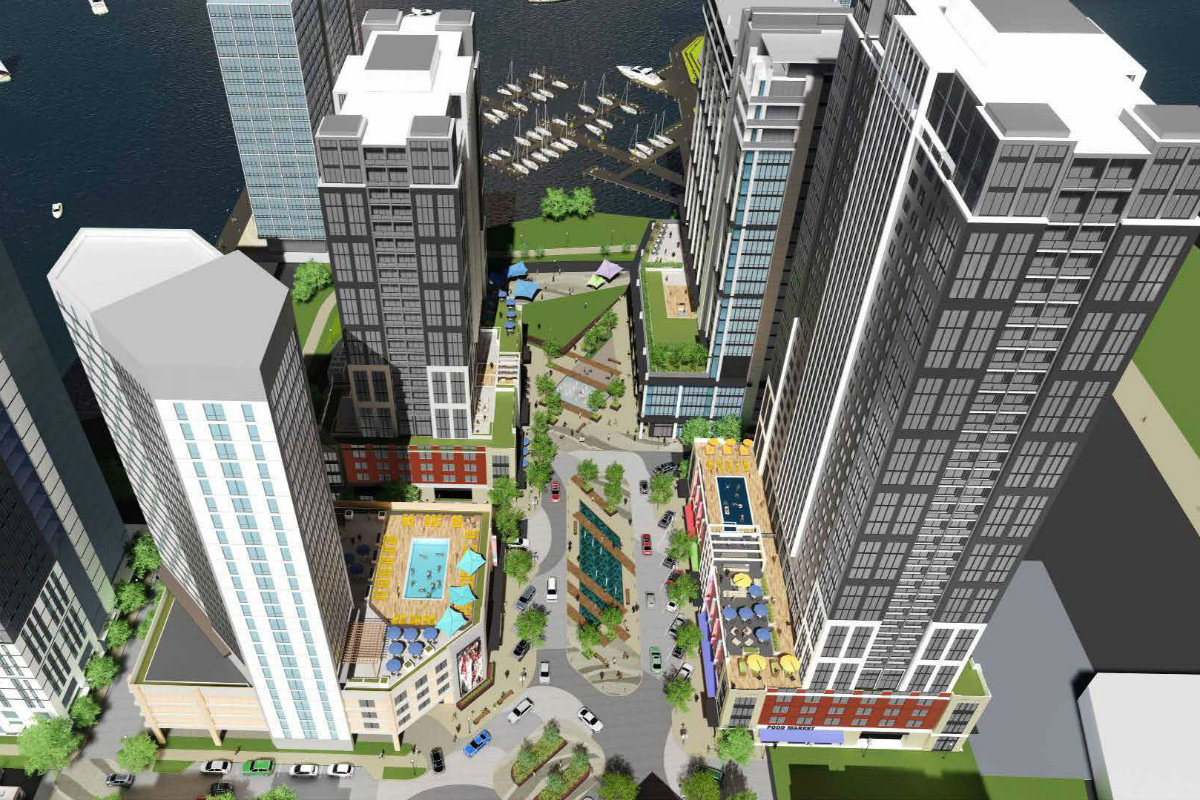 2016 rendering of K4 development 'Liberty on the River' | Barton Partners