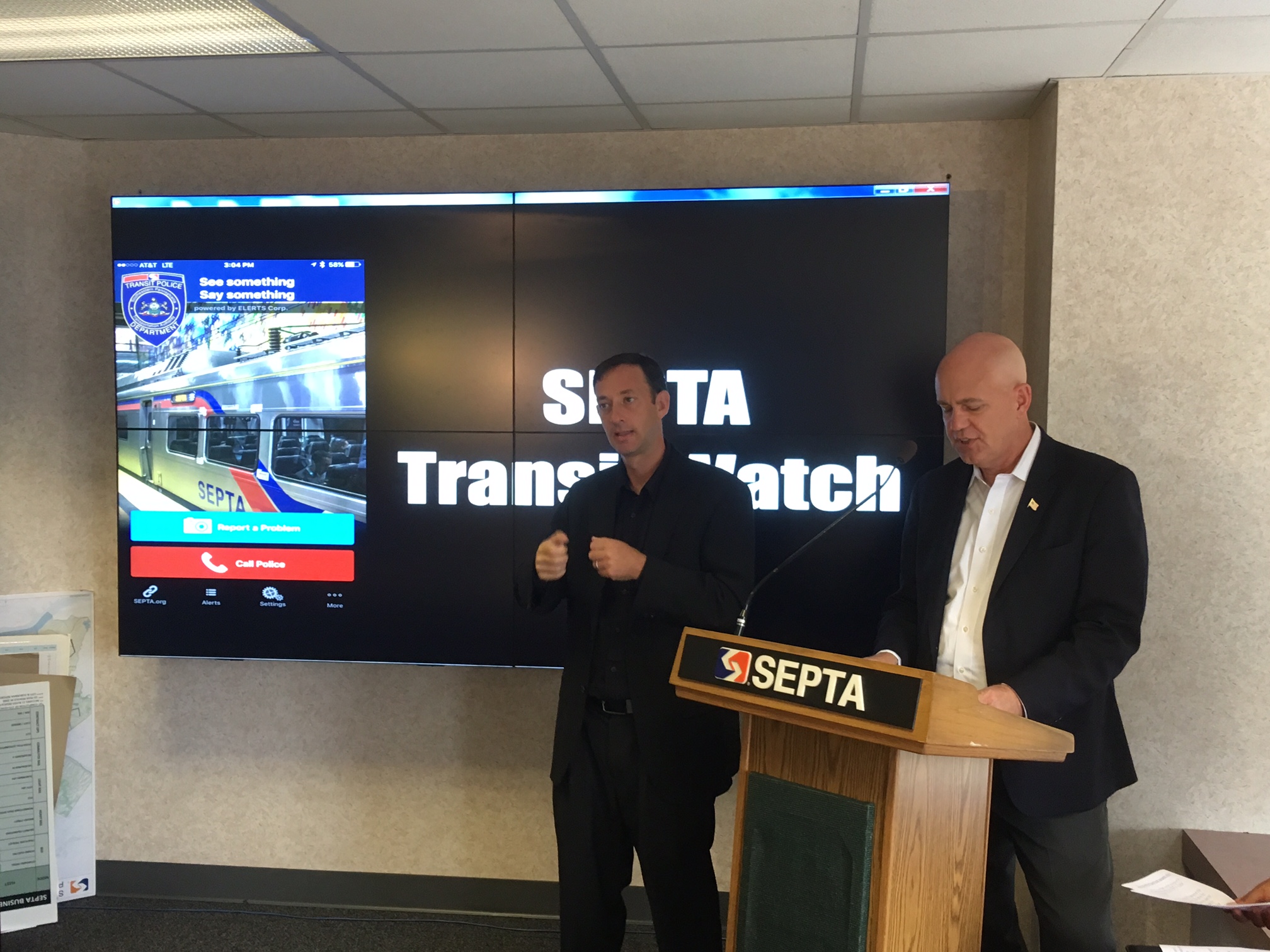 SEPTA GM Jeff Knueppel announces debut of SEPTA Transit Watch APP