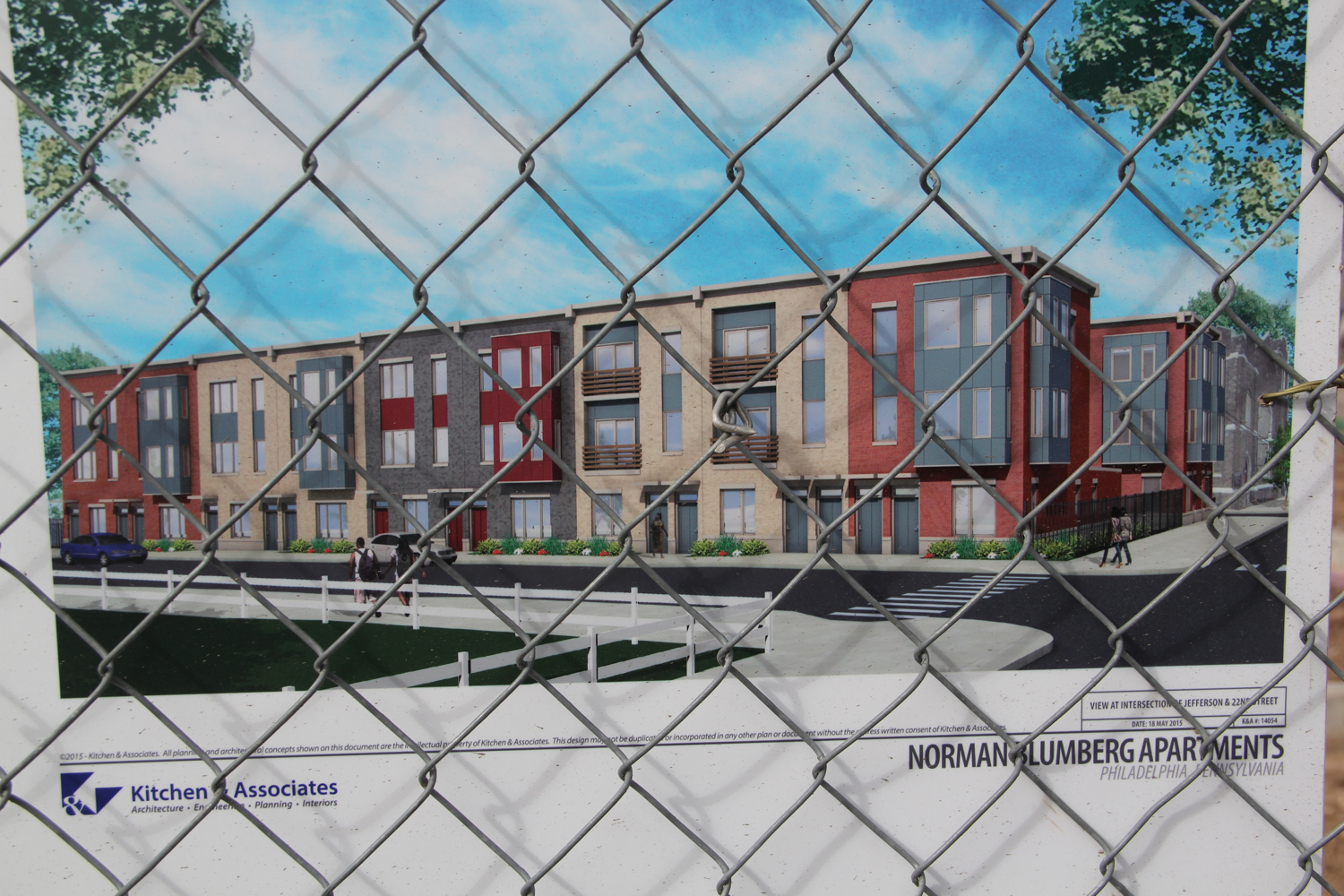 Signage for new housing on the way. February, 2016 | Emma Lee/WHYY Signage for new housing on the way. February, 2016 | Emma Lee/WHYY