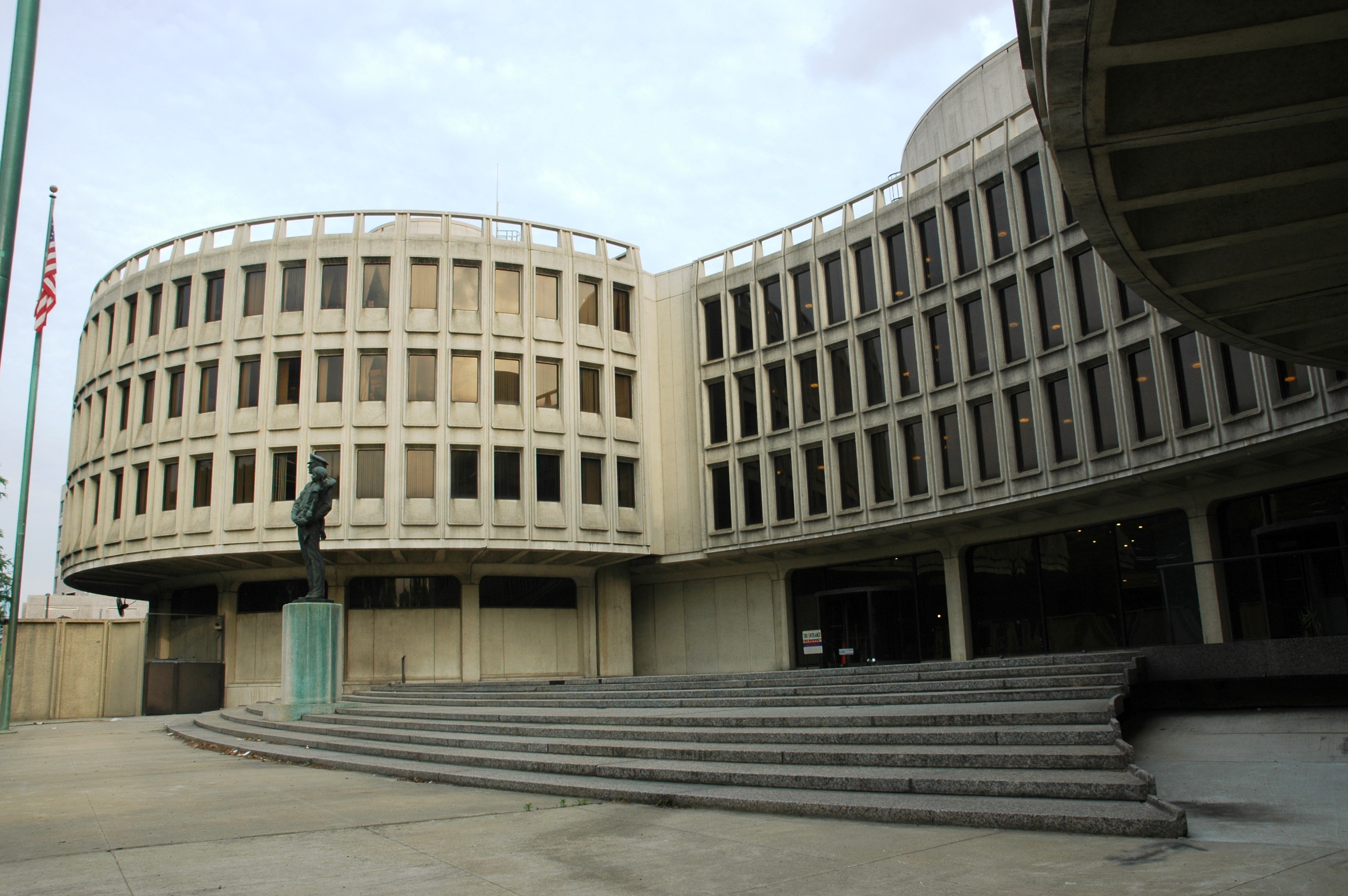 The Police Administration Building, 700 Race St., was designed in the early 1960s by Geddes, Brecher, Qualls & Cunningham.