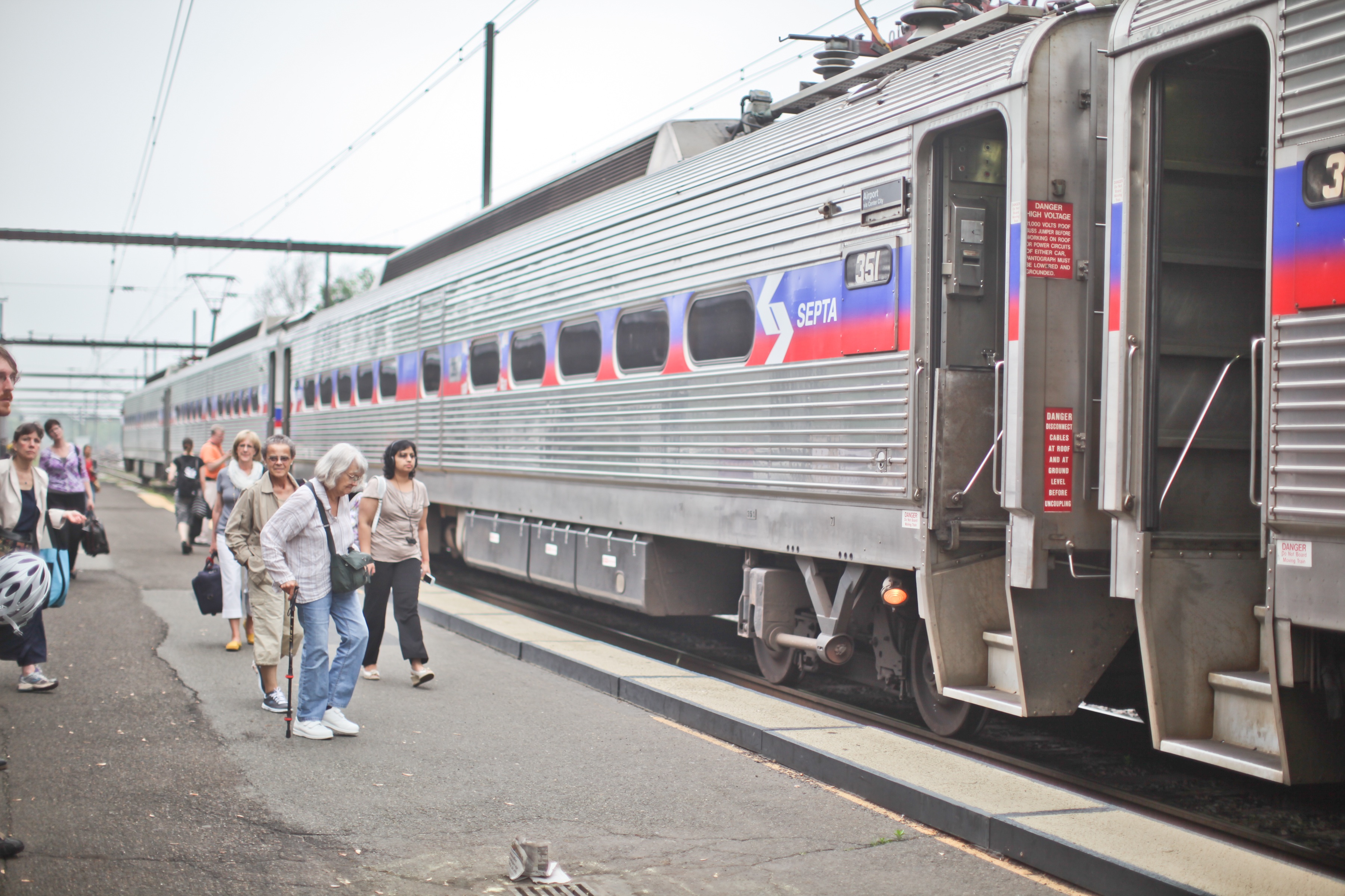 The project would make it easier to install high level platforms at West Trenton Station, Photo by Neal Santos