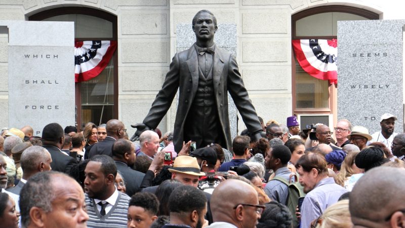 Unveiled in September, 2017, the Octavius V. Catto is Philadelphia's first statute to African-American on city property 