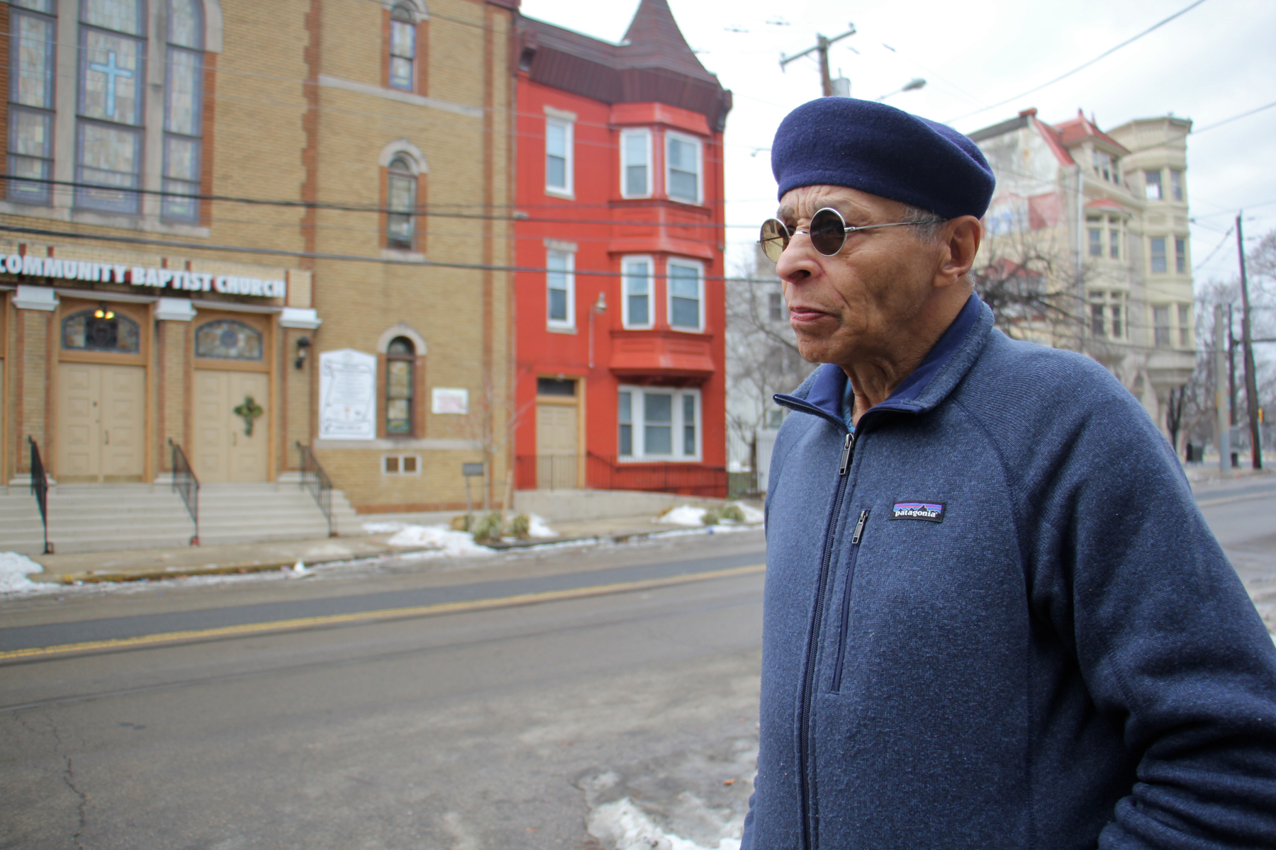 Vivian Bailey in the Parkside neighborhood where he finally found a landlord who would accept his housing voucher. Credit: Emma Lee/WHYY