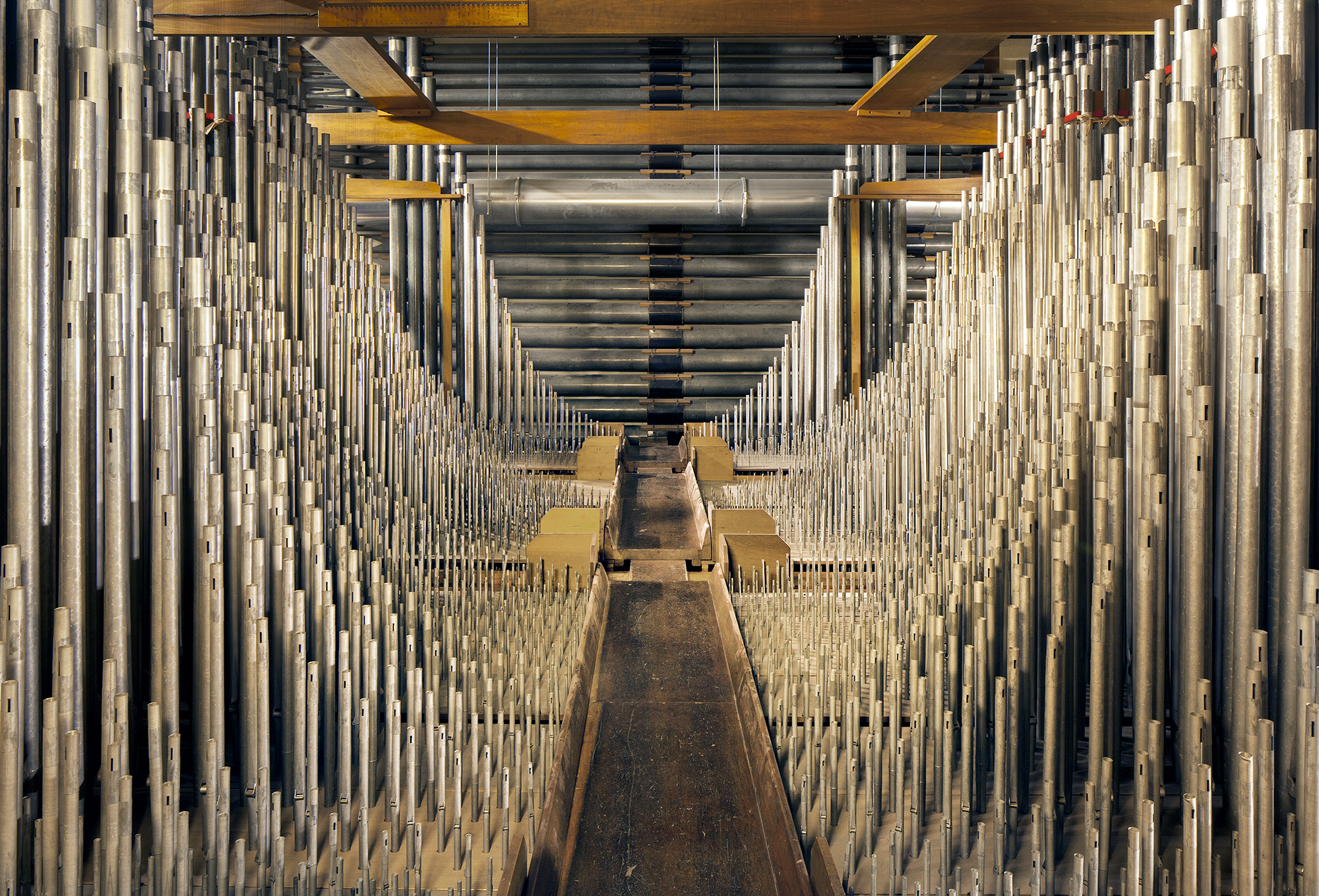 Wannamaker organ pipe chamber. (Joseph E.B. Elliott/Philadelphia: Finding the Hidden City)