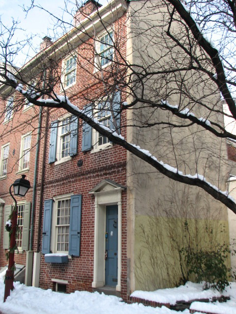 The house at 109 Elfreth's Alley is on the Preservation Alliance endangered list.