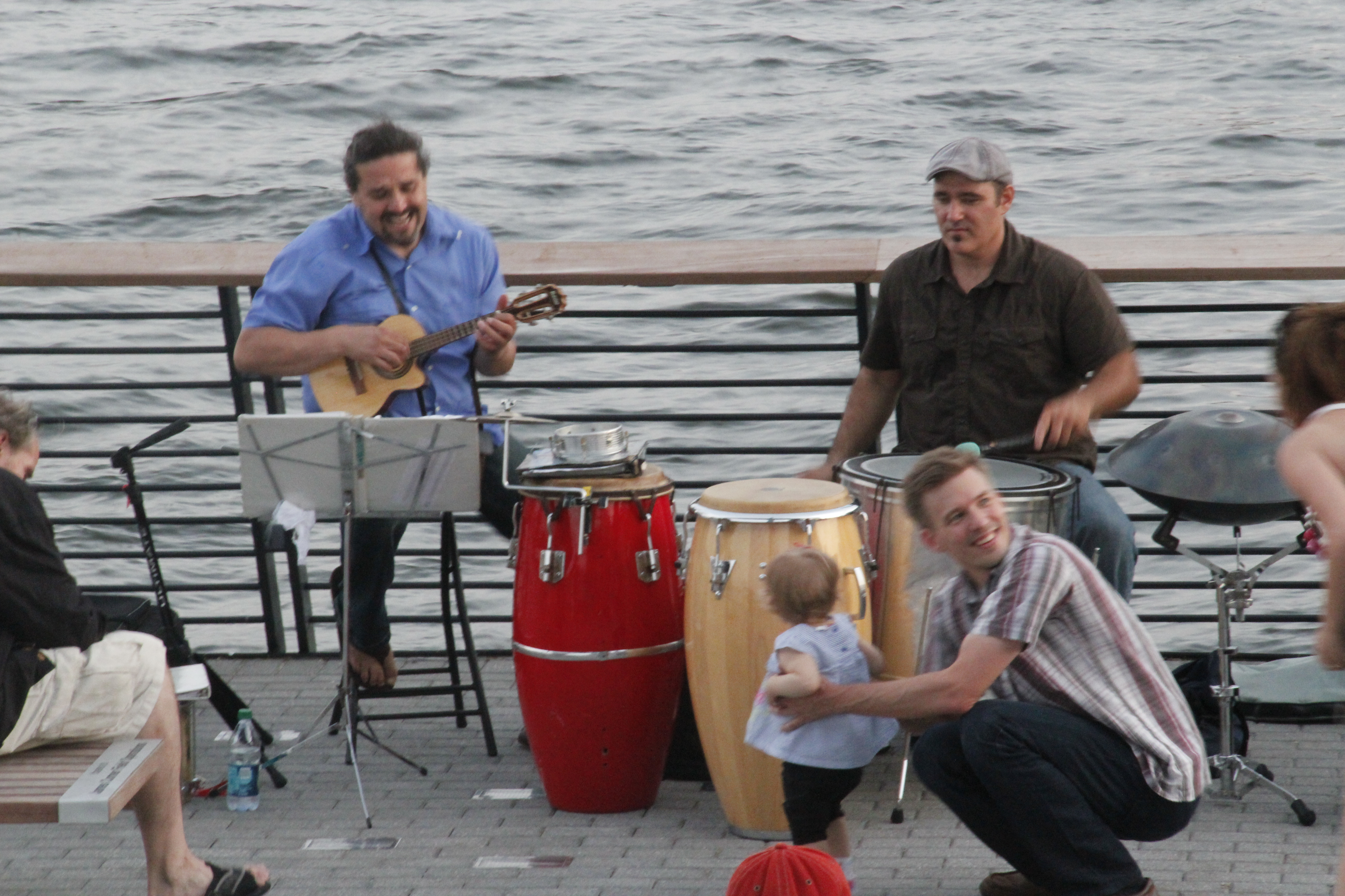 Catching up with food and tunes at First Friday on Race Street Pier