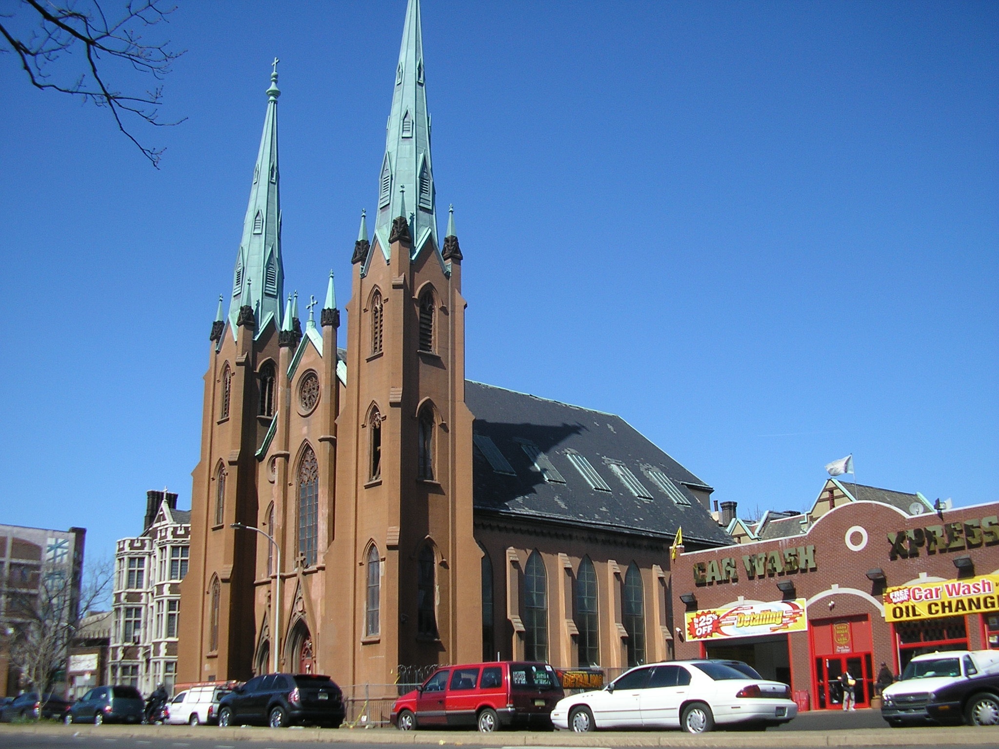 The Church of the Assumption, on the 1100 block of Spring Garden, is a neighborhood landmark.