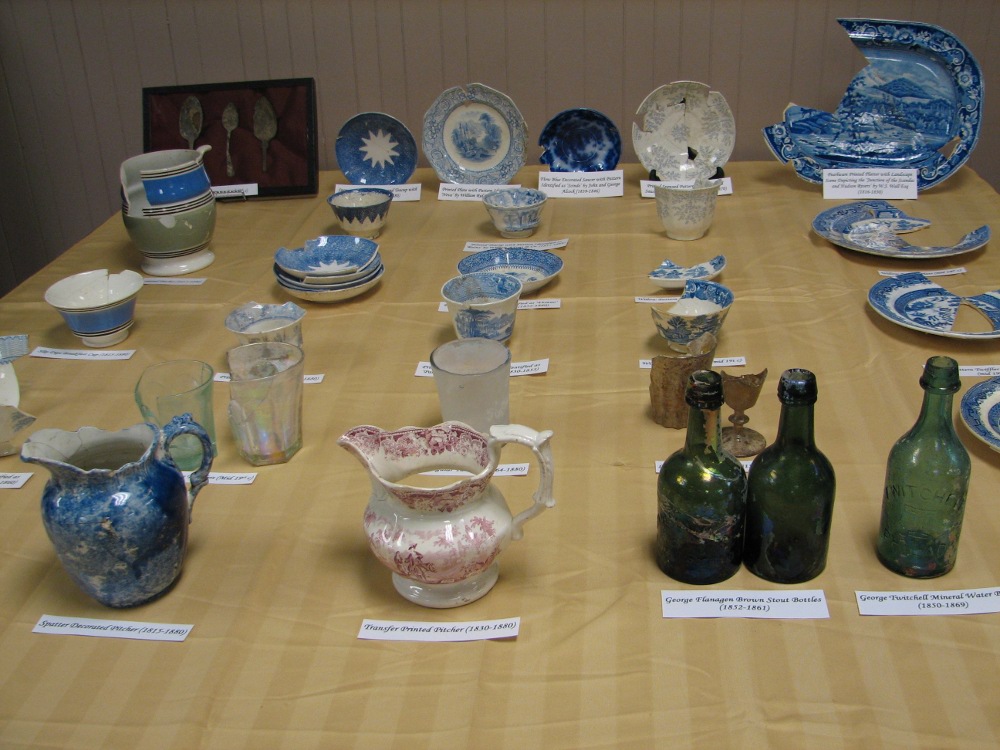 A colorful collection that may include items damaged in a mid-1800s tornado