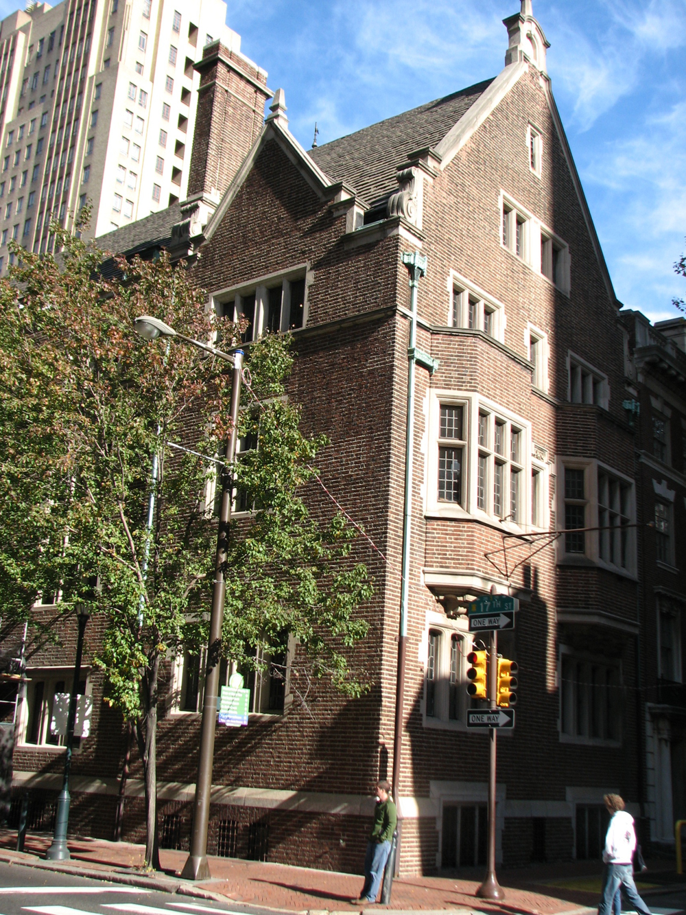 The medieval style mansion at 17th and Locust was designed by Frank Miles Day.